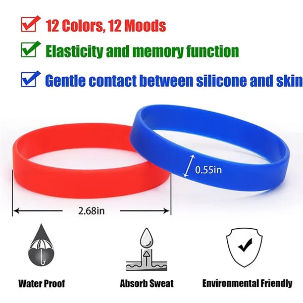 Printed Silicone Wristband