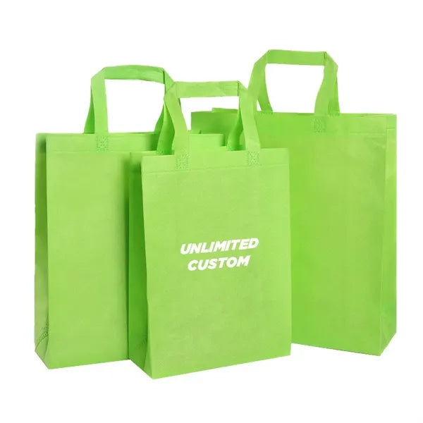 Non-Woven Vertical Foldable Tote Bags with Long Handle
