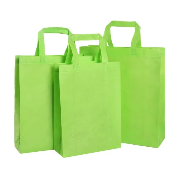 Non-Woven Vertical Foldable Tote Bags with Long Handle