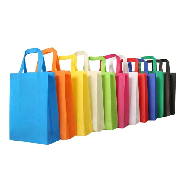 Non-Woven Vertical Foldable Tote Bags with Long Handle