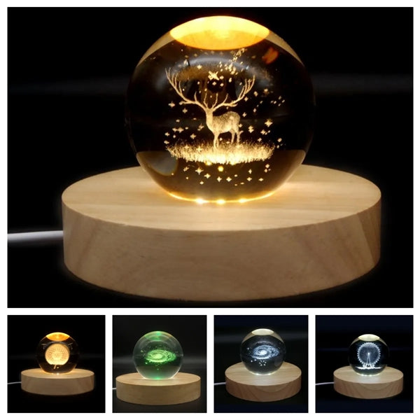 3D Luminous Crystal Ball