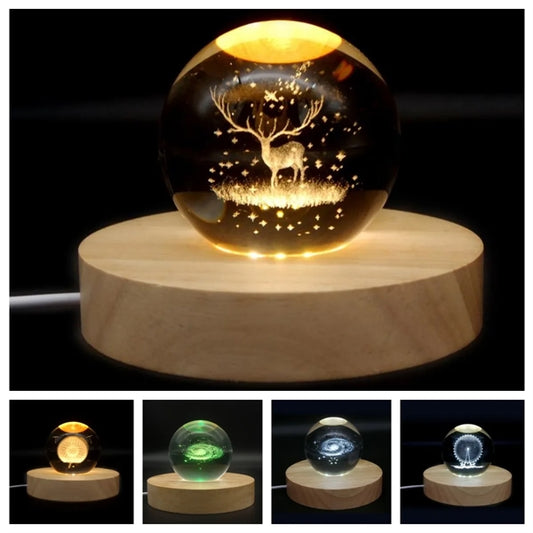 3D Luminous Crystal Ball