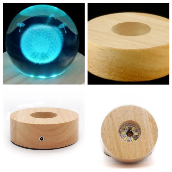 3D Luminous Crystal Ball