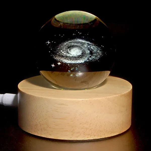 3D Luminous Crystal Ball