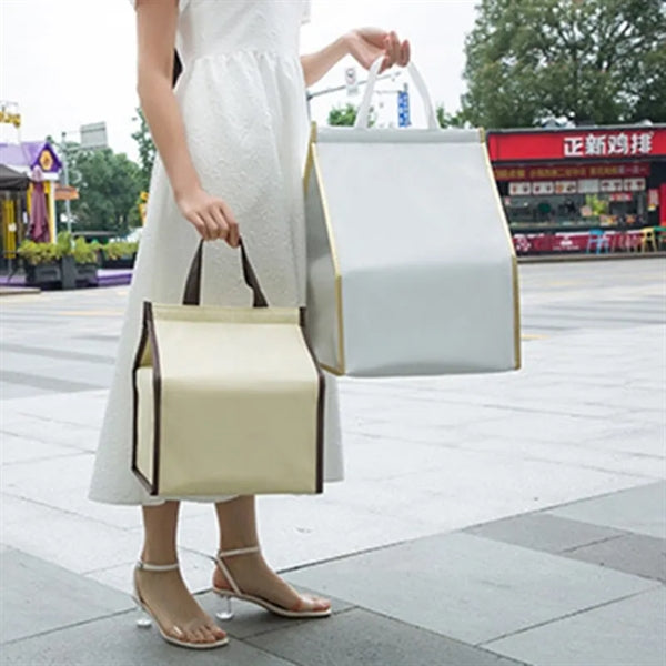 Collapsible Cooler Foldable Food Cake Insulated Tote Bags
