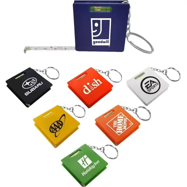 Square Tape Measure With Level