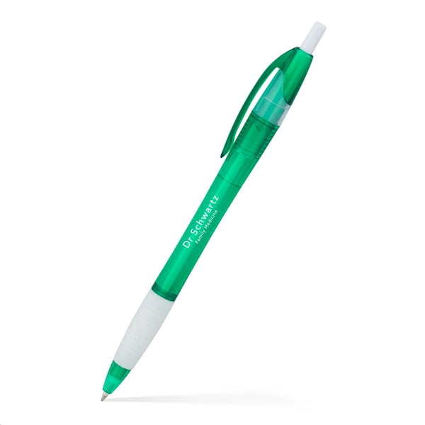 Slimster Translucent Gripped Click Pen