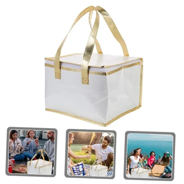 Insulated lunch cooler pizza cake carriers bag
