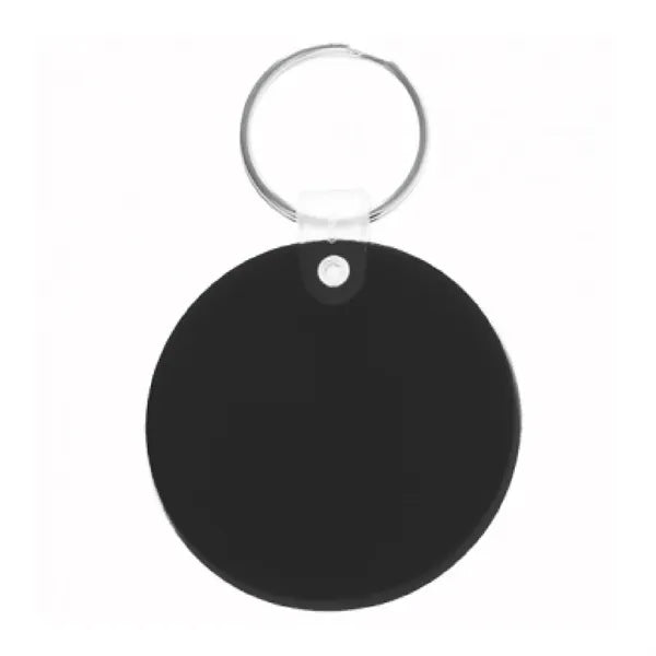 Round Soft Tag Keychain
