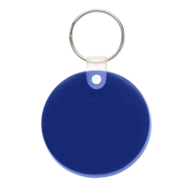Round Soft Tag Keychain