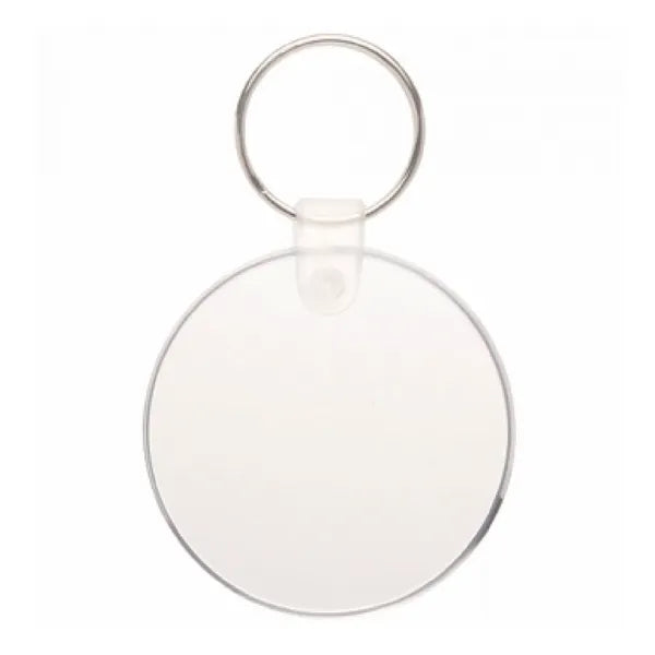 Round Soft Tag Keychain
