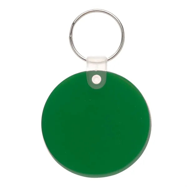 Round Soft Tag Keychain