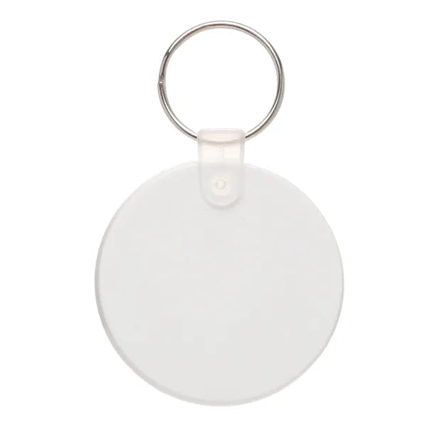 Round Soft Tag Keychain