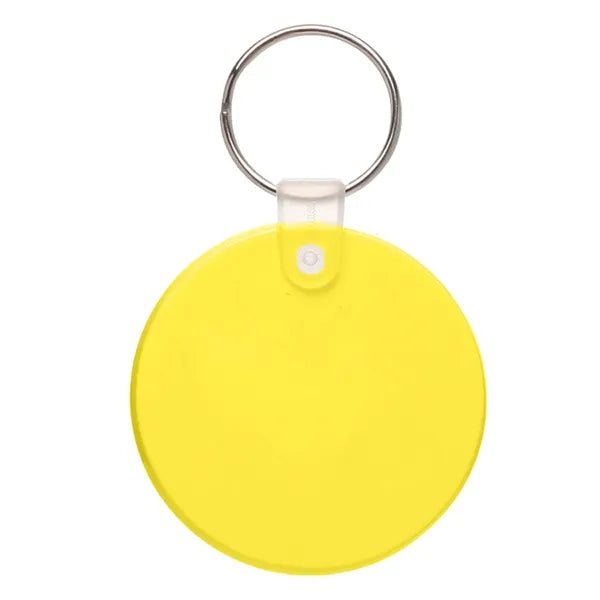 Round Soft Tag Keychain