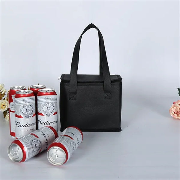 Heathered Non-Woven Cooler Lunch Bag