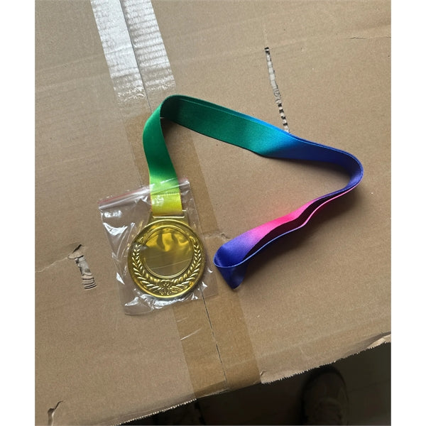Sports Winner Medals with Ribbon