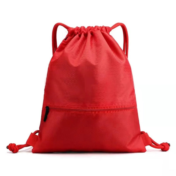 Waterproof Drawstring Backpack w/Zipper