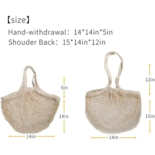 Cotton Net Grocery Bag