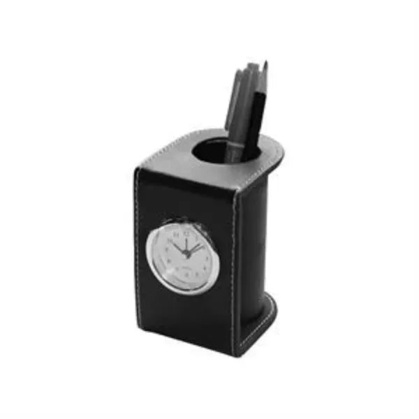 Multi-Functional Desk Clock Pen Holder