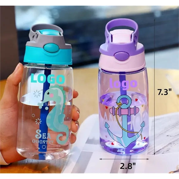 16 Oz. Children's Water Cup, Portable Sports Bottle
