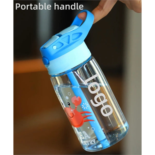 16 Oz. Children's Water Cup, Portable Sports Bottle