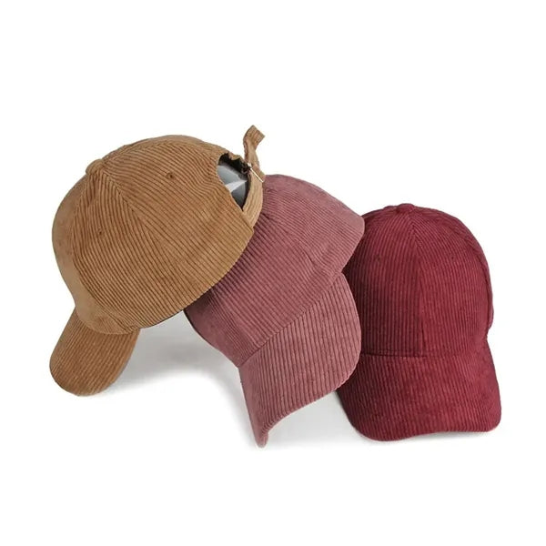 Cotton Corduroy Baseball Cap