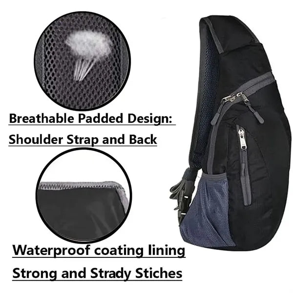 Foldable chest bag