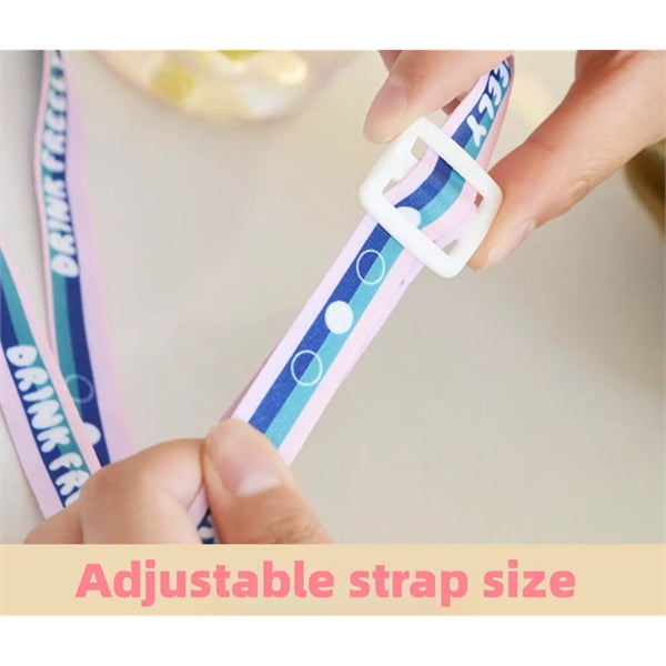 20 Oz. Strap-Type Portable Cute Cartoon Water Cup