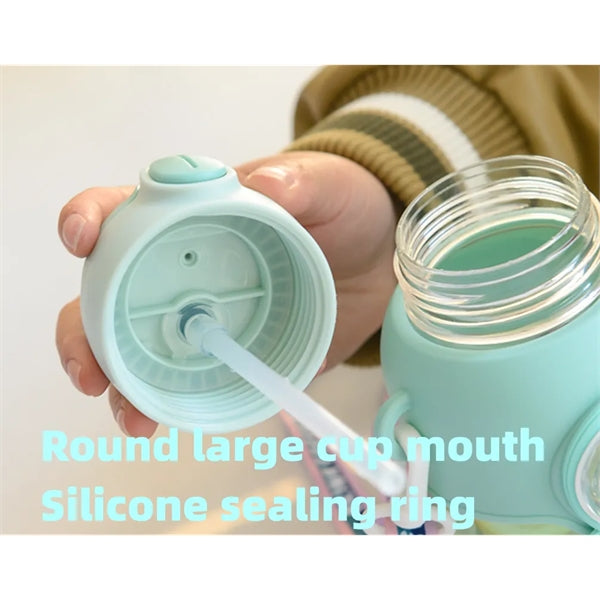20 Oz. Strap-Type Portable Cute Cartoon Water Cup