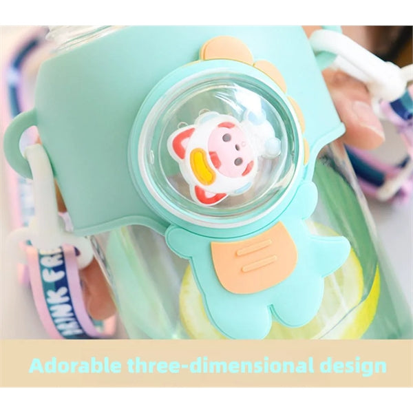 20 Oz. Strap-Type Portable Cute Cartoon Water Cup