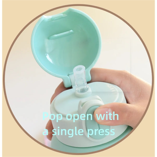 20 Oz. Strap-Type Portable Cute Cartoon Water Cup