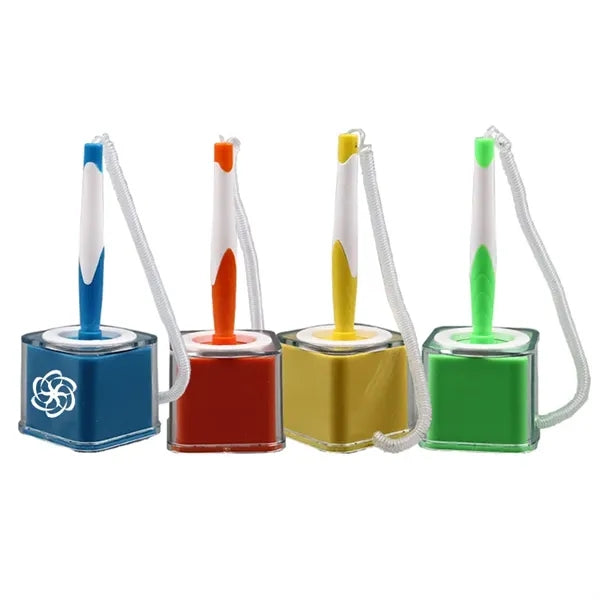 Desktop Ballpoint Pen w/Cube Base