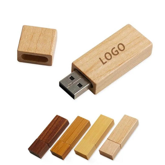 Laser Engraved 16G Wood USB Flash Drive
