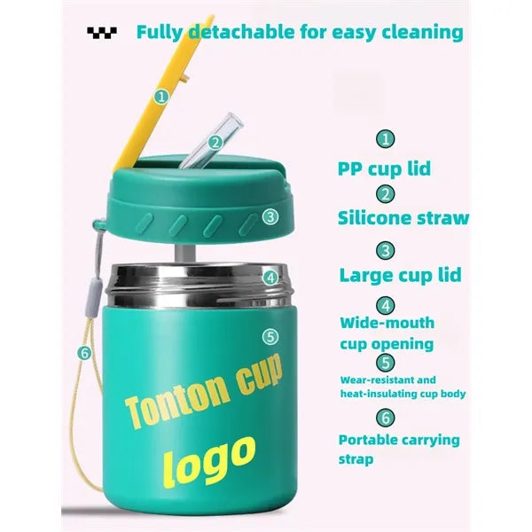12 Oz. Hot and Cold Stainless Steel Portable Water Cup