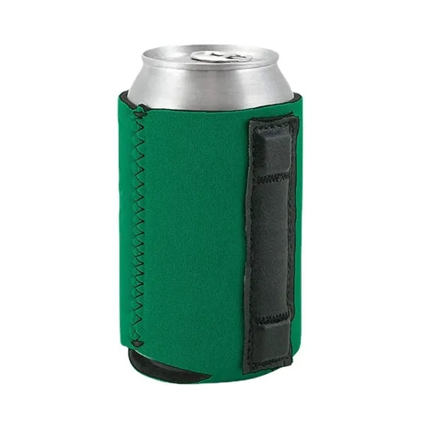 Collapsible Magnetic Can And Bottle Cooler Holder