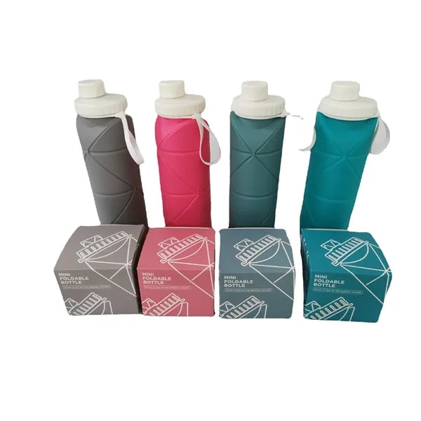 20Oz Collapsible Silicone Water Bottle