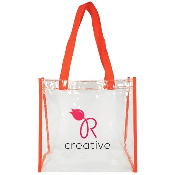 Coronado Clear Open Top Tote