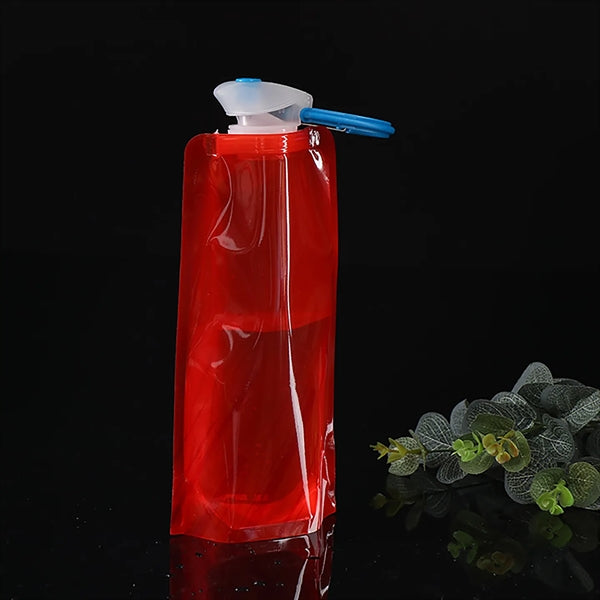 23.6 oz Folding Outdoor Portable PE Water Bottle