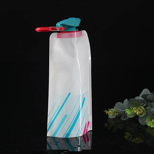 23.6 oz Folding Outdoor Portable PE Water Bottle