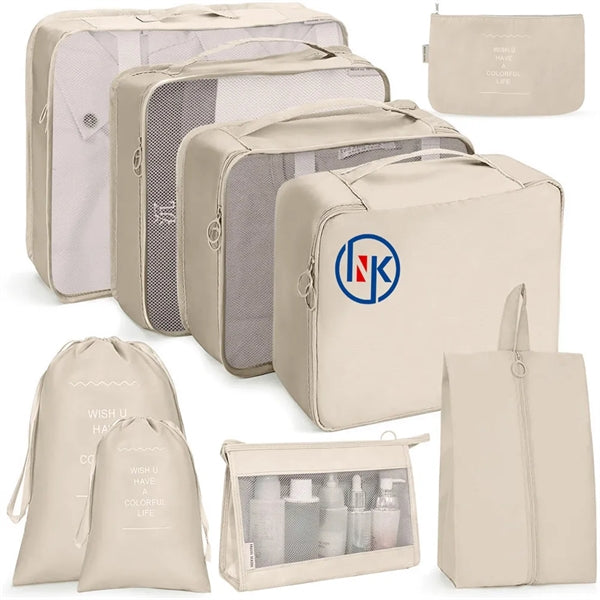 Nylon 7 PCS Set Packing Luggage Storage Bag