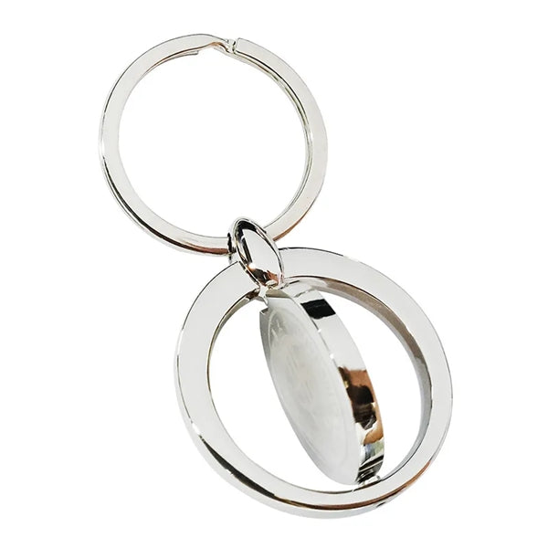 Circular Metal Key Tag