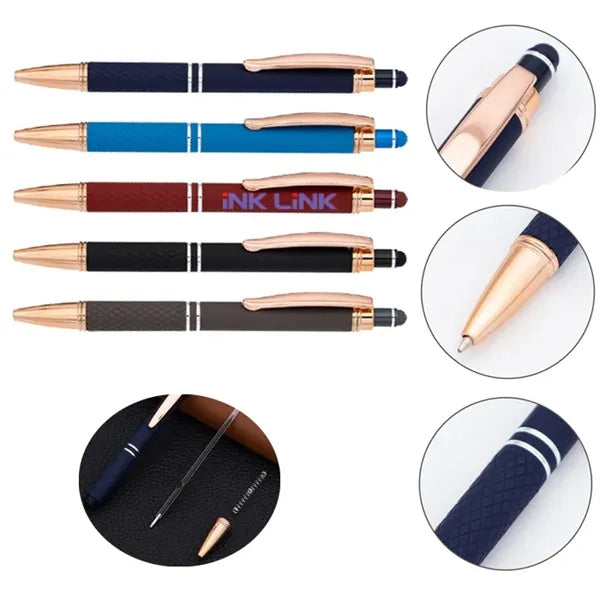 Rose Gold Classic Pen With Stylus
