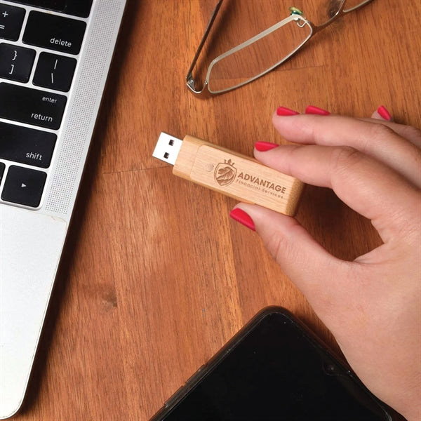 Bamboo USB 2.0 Flash Drive Memory Stick