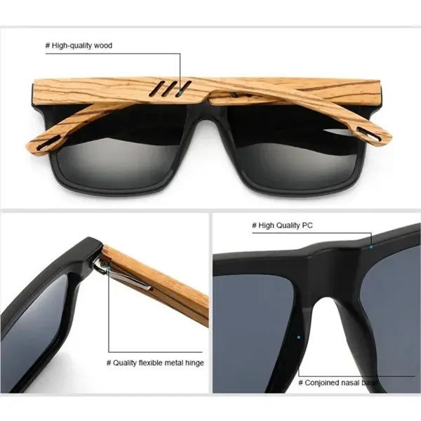 Polarized Bamboo Sunglasses