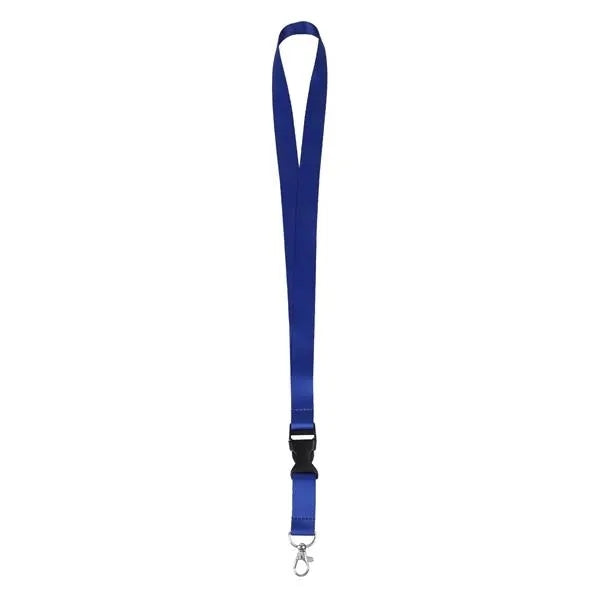 3/4" Full Color Lanyard with Lobster Hook and Plastic Buckle