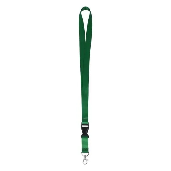 3/4" Full Color Lanyard with Lobster Hook and Plastic Buckle