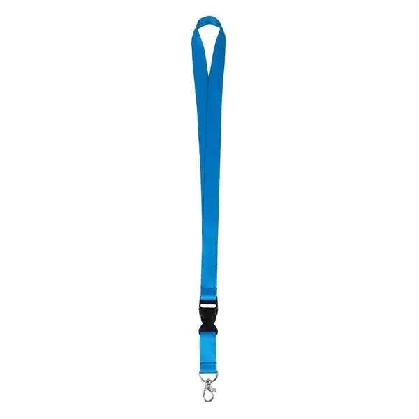 3/4" Full Color Lanyard with Lobster Hook and Plastic Buckle