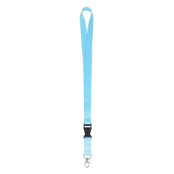 3/4" Full Color Lanyard with Lobster Hook and Plastic Buckle