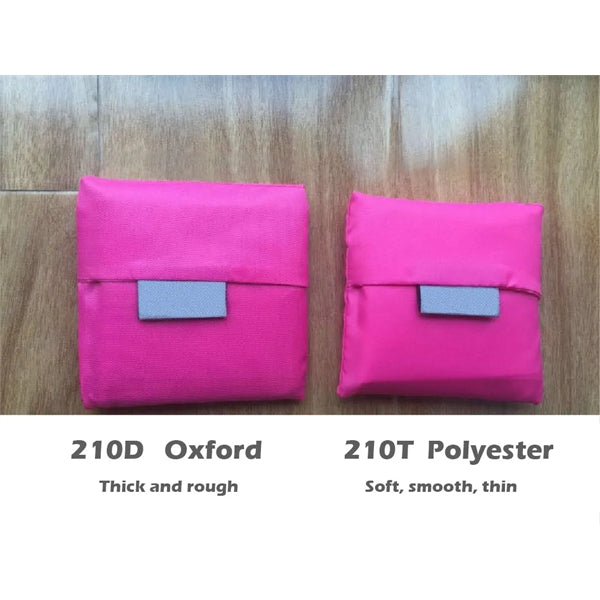210T Large Foldable Shopping Tote Bag With Pocket