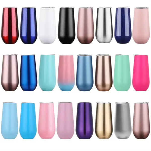 6 oz Stemless Champagne Flute Tumbler